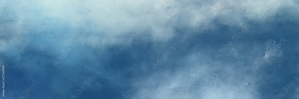 Poster amazing abstract painting background texture with teal blue, light steel blue and cadet blue colors 