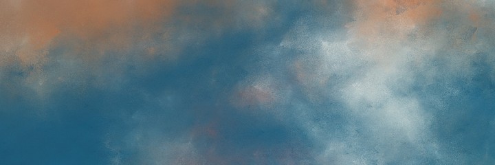 beautiful teal blue and dark gray color background with space for text or image. vintage texture, distressed old textured painted design. can be used as header or banner