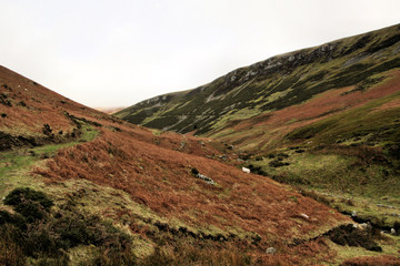 A view of the North Wales Countryside near Tryfan in Snowdonia