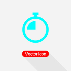 Timer Icon, Stopwatch Icon Vector Illustration Eps10