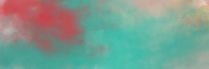 stunning abstract painting background texture with cadet blue and rosy brown colors and space for text or image. can be used as horizontal background texture