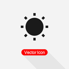 Obraz premium Sun Icon Vector Illustration Eps10