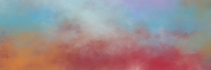 beautiful abstract painting background graphic with gray gray, moderate red and pastel blue colors and space for text or image. can be used as horizontal header or banner orientation