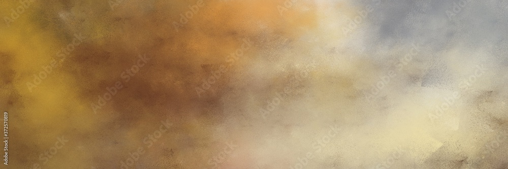 Aufkleber amazing abstract painting background texture with pastel brown, silver and rosy brown colors and space for text or image. can be used as horizontal background texture