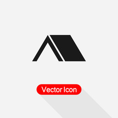 Tent Icon Vector Illustration Eps10