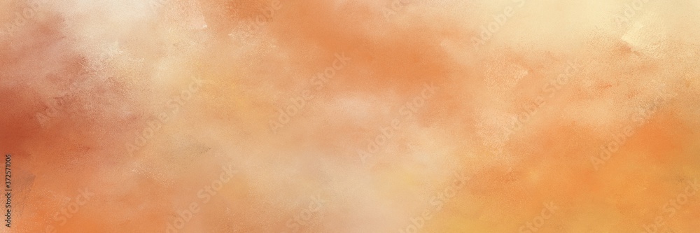 Aufkleber beautiful vintage abstract painted background with dark salmon and wheat colors and space for text o