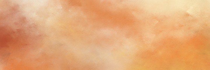 beautiful vintage abstract painted background with dark salmon and wheat colors and space for text or image. can be used as horizontal background texture