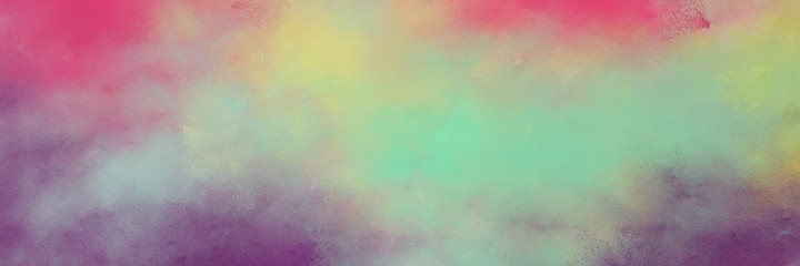 decorative vintage abstract painted background with dark gray, antique fuchsia and burly wood colors and space for text or image. can be used as horizontal background graphic