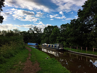 Fototapeta na wymiar A view of the Canal at Whitchurch