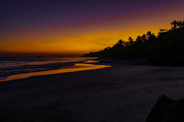 atardecer anaranjado 