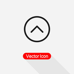 Up Arrow Icon Vector Illustration Eps10