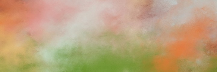 decorative rosy brown and olive drab color background with space for text or image. vintage texture, distressed old textured painted design. can be used as header or banner