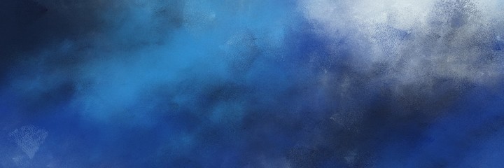 beautiful abstract painting background graphic with dark slate blue, light steel blue and steel blue colors and space for text or image. can be used as horizontal header or banner orientation