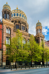 New Synagogue (Neue Synagoge, 1859 -1866) - the main synagogue of the Berlin Jewish community, is...