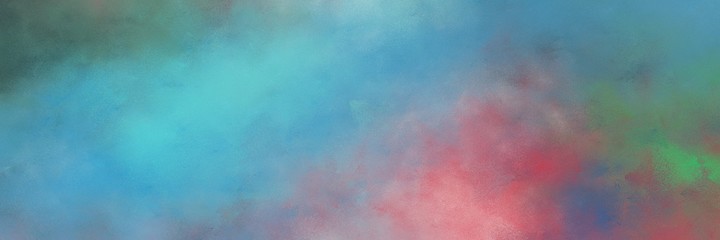 amazing cadet blue, rosy brown and dim gray color background with space for text or image. vintage texture, distressed old textured painted design. can be used as horizontal background graphic
