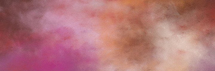 beautiful abstract painting background texture with rosy brown, old mauve and pastel gray colors and space for text or image. can be used as horizontal background texture