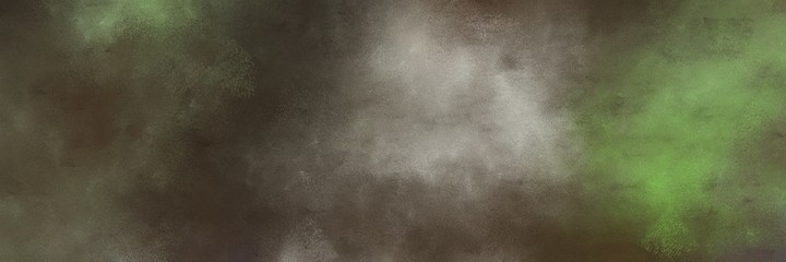 Fototapeta premium awesome vintage abstract painted background with dark olive green, dark sea green and gray gray colors and space for text or image. can be used as horizontal header or banner orientation