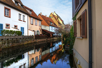 Fototapeta na wymiar Colmar Scene, Alsace, France
