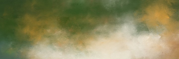 beautiful vintage abstract painted background with dark olive green, pastel gray and tan colors and space for text or image. can be used as header or banner