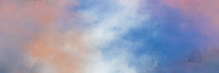 beautiful abstract painting background graphic with dark gray, steel blue and light gray colors and space for text or image. can be used as horizontal background graphic