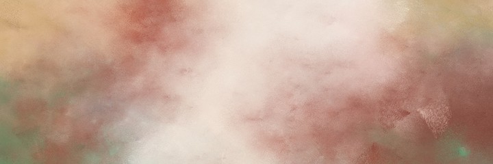 awesome rosy brown and antique white colored vintage abstract painted background with space for text or image. can be used as horizontal background texture