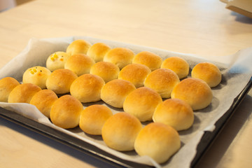 家庭で作った手作りのパン