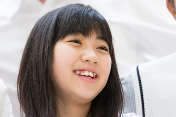 笑顔の女の子