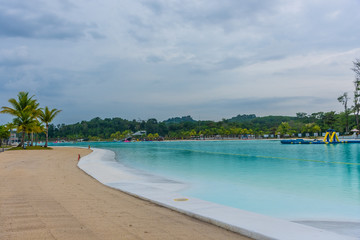 Beautiful tropical beach in Bintan Island, Indonesia
