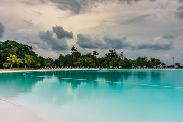 Beautiful tropical beach in Bintan Island, Indonesia