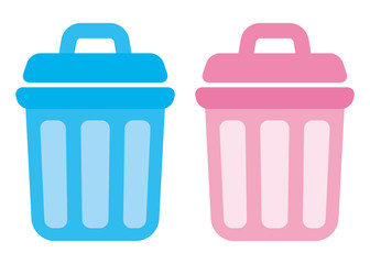 ゴミ箱アイコン_線なし