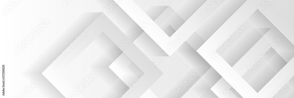 Poster grey white abstract background geometry shine and layer element vector for presentation design. suit