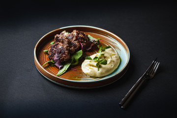 Delicious beef and mashed potatoes