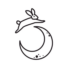 chinese seal stamp line style icon vector design