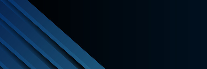 Fototapeta premium Bright navy blue dynamic abstract vector background with diagonal lines. 3D cover of business presentation banner for sale event night party. Fast moving soft shadow dots