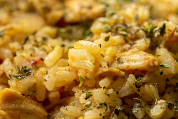 Yellow rice with chicken