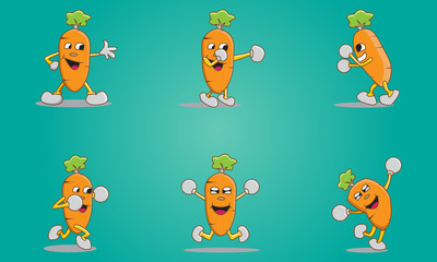carrot graphic vector illustration, great for posters, banners, etc.