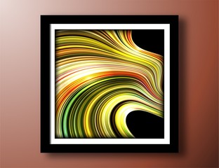 Modern Fluid Colorful and bright swirl organic 3d shape. Colored flow Trend design Vector illustration
