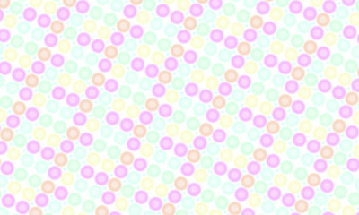 Abstract Seamless Pattern with Circles - Textile - Background - Wallpaper