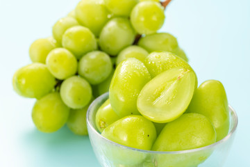 新鮮なシャインマスカット