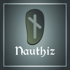 Runes. Stone. Scandinavian runes. 