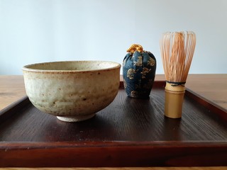 お家で茶道のお稽古