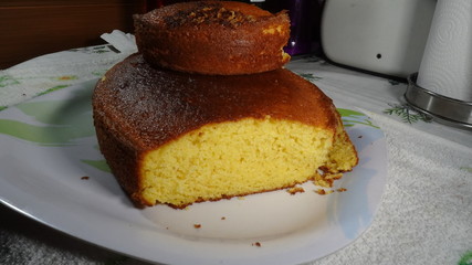Bolo de fubá de milho