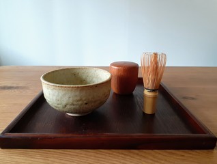 お家で茶道のお稽古