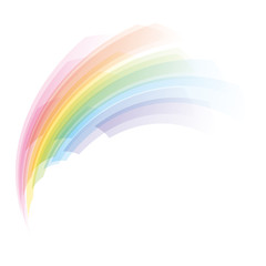虹色の曲線　抽象的な背景