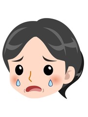 ピンクのTシャツを着た中年の女性