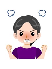 アクティブな中年女性