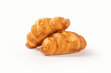 Croissant isolated on white background