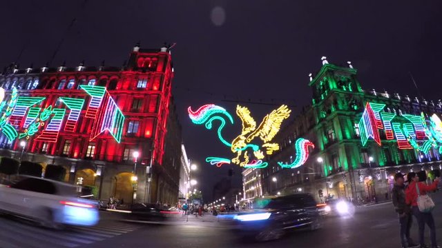 Alumbrado CDMX Z&oacute;calo