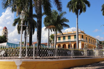 カリブ　キューバの古都トリニダー（トリニダード　Trinidad）の博物館　Museo Romántico