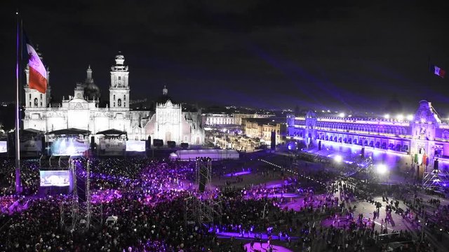 Zocalo previo grito de independencia